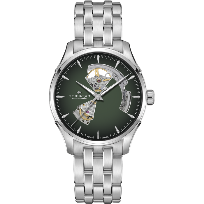 Jazzmaster Open Heart Green Dial 40MM Automatic H32675160