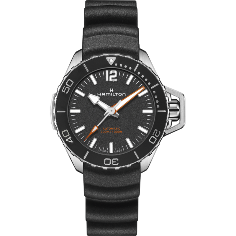 Khaki Navy Frogman Black Dial 41MM Automatic H77455330