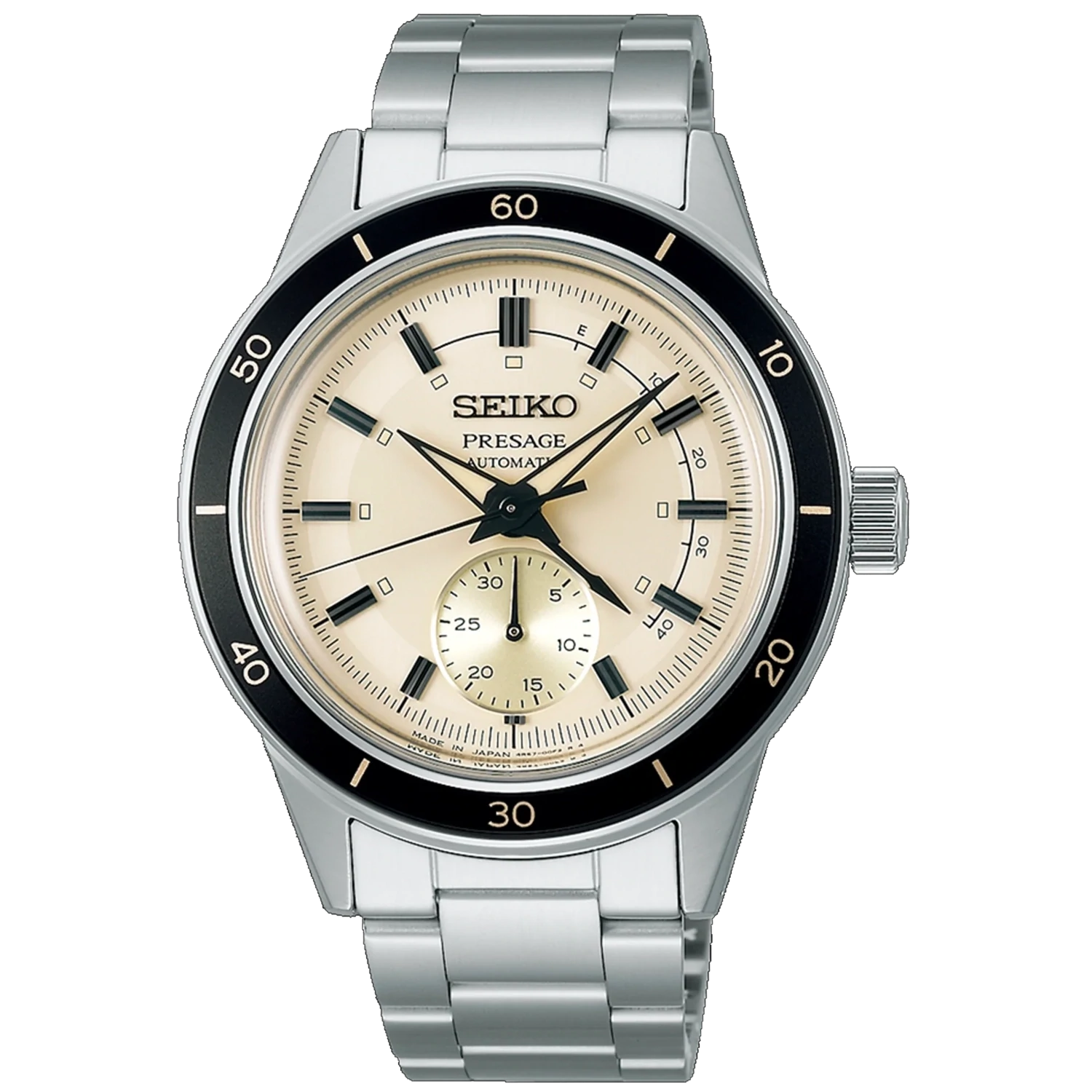 Seiko Presage Automatic 41MM Cream Dial SSA447J1 Style60's Series