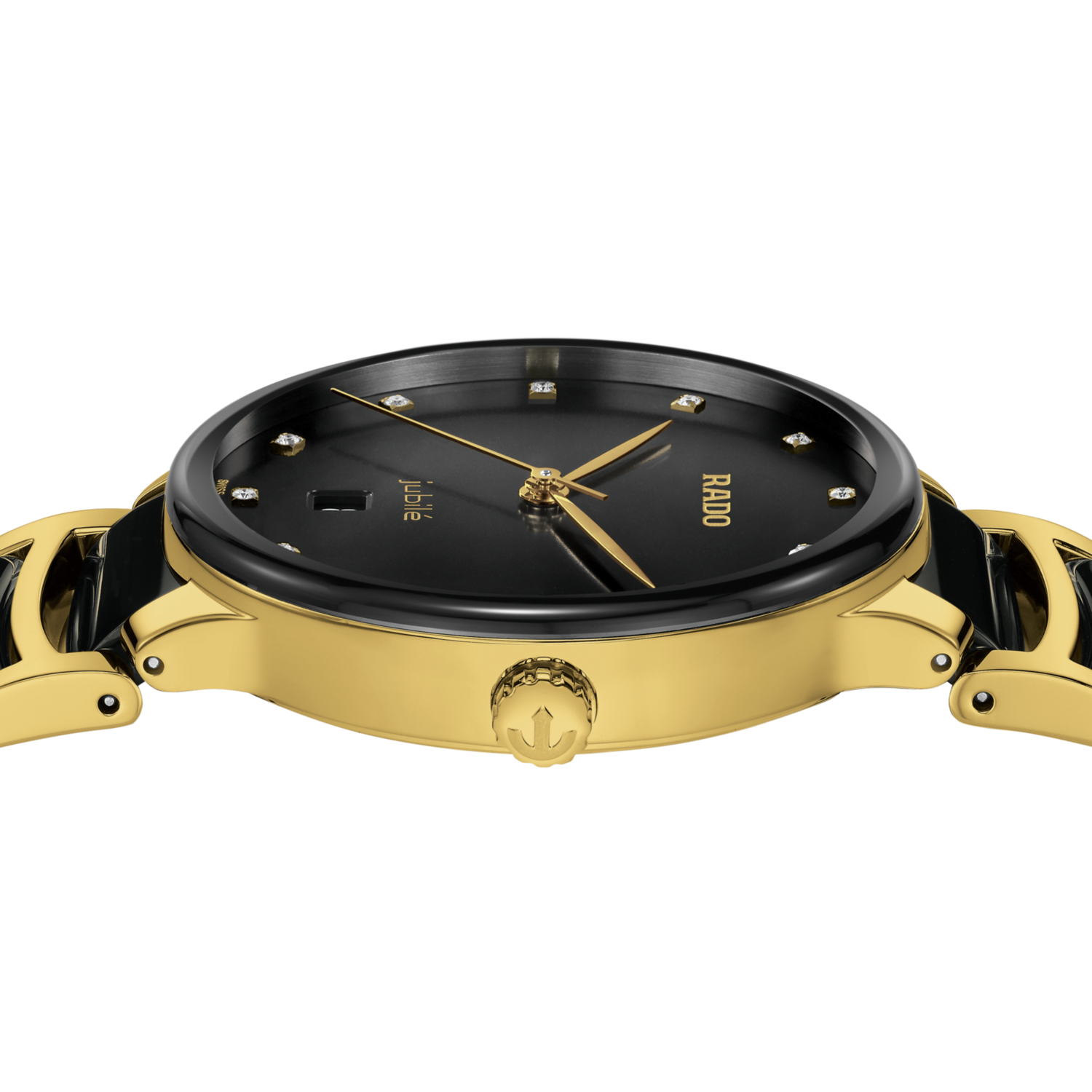 Centrix Diamonds Black Dial 40MM Quartz R30022742