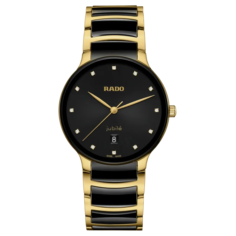 Centrix Diamonds Black Dial 40MM Quartz R30022742