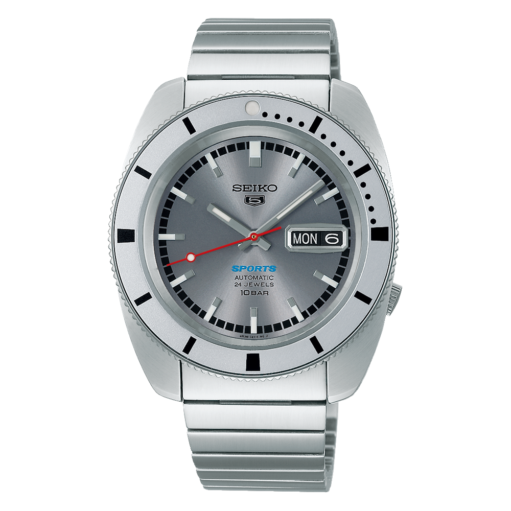 Seiko 5 Sports Silver Dial 39MM Heritage Limited Edition Automatic SRPL03