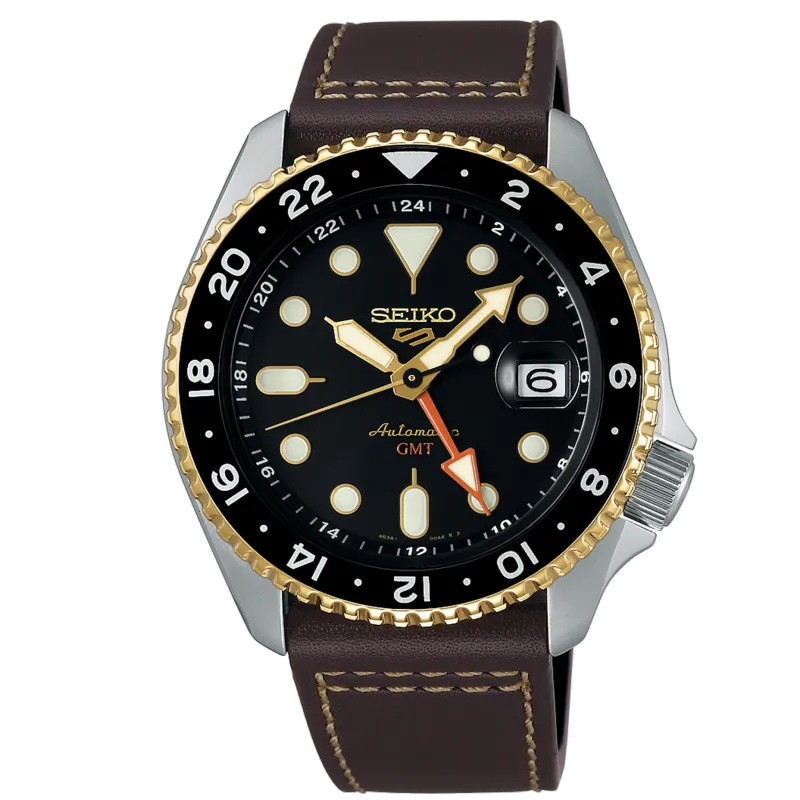 Seiko 5 Sports GMT Black Dial 43MM Automatic SSK036