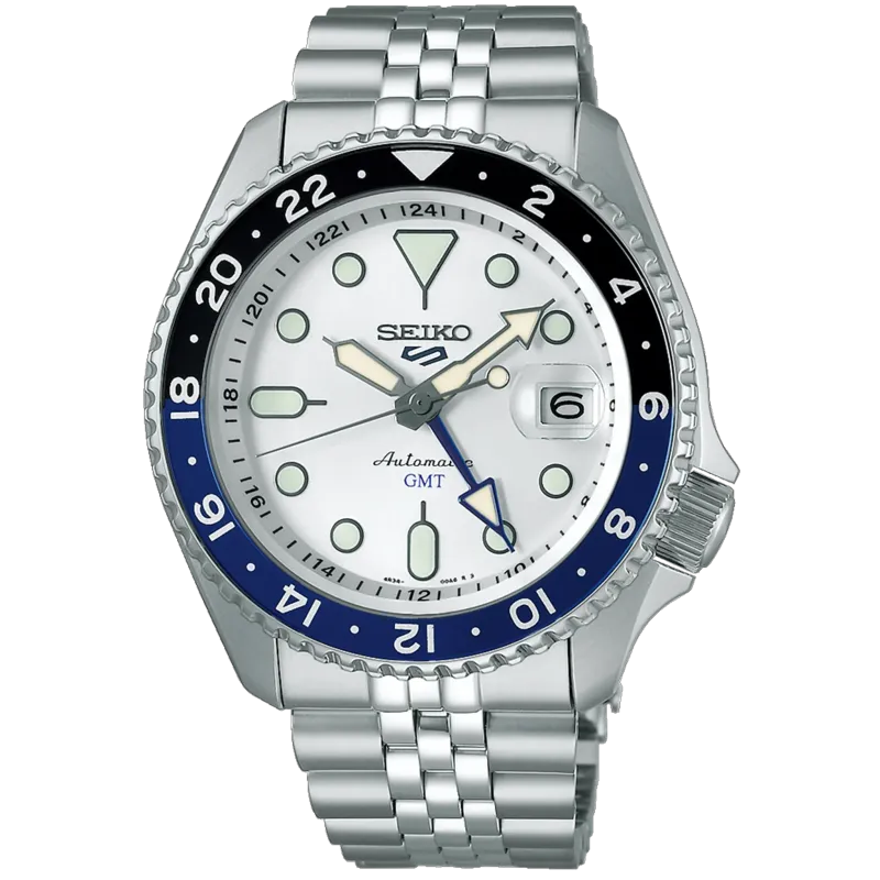Seiko 5 Sports GMT White Dial 43MM Automatic SSK033