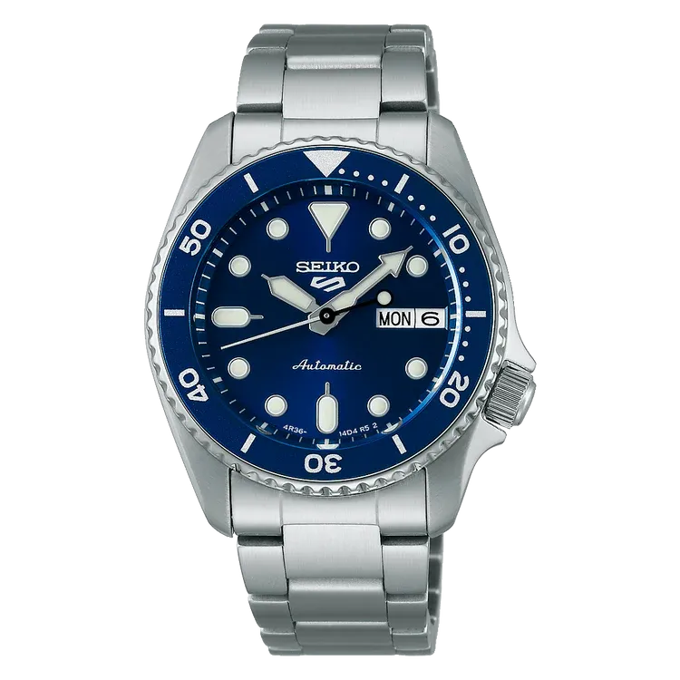 Seiko 5 Sports Blue Dial 38MM Automatic 'Street Denim' SRPL77K1
