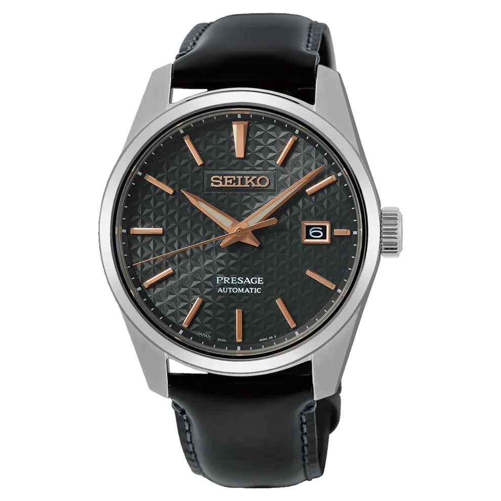 Seiko Presage Grey Dial Sharp Edge Series 39MM Automatic SPB231J1