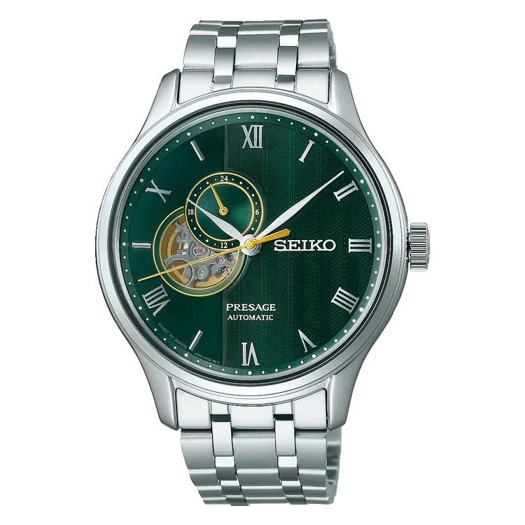 Seiko Presage 'Japanese Zen Gardens' Green Dial 42MM Automatic SSA463