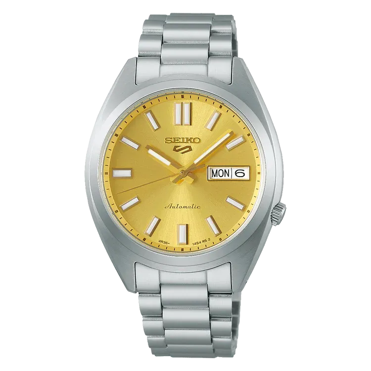 Seiko 5 Sports ‘Gold Cufflinks’ Champagne Dial 37MM Automatic SRPL57
