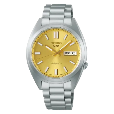 Seiko 5 Sports ‘Gold Cufflinks’ Champagne Dial 37MM Automatic SRPL57