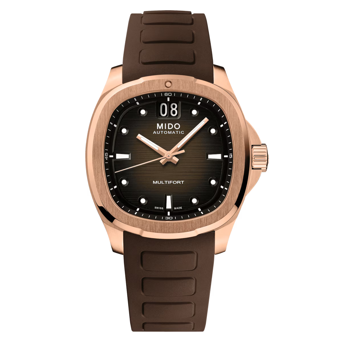 Mido Multifort TV Big Date 39 MM Brown Dial Automatic M049.526.37.291.00