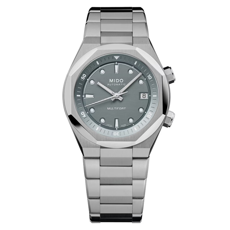 Mido Multifort 8 Two Crowns 40 MM Grey Dial Automatic M047.507.11.081.00