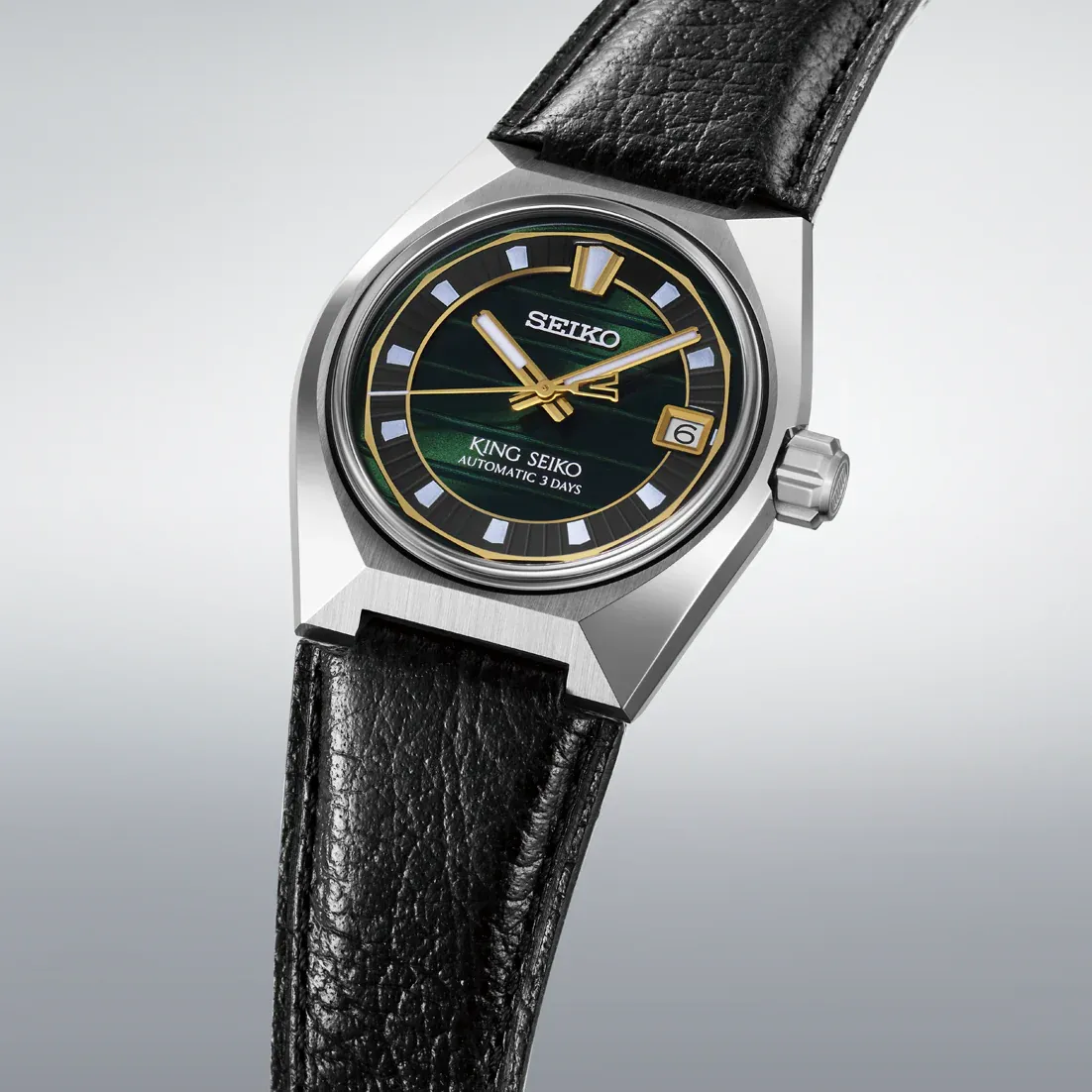 King Seiko VANAC 41MM Green Dial SLA095