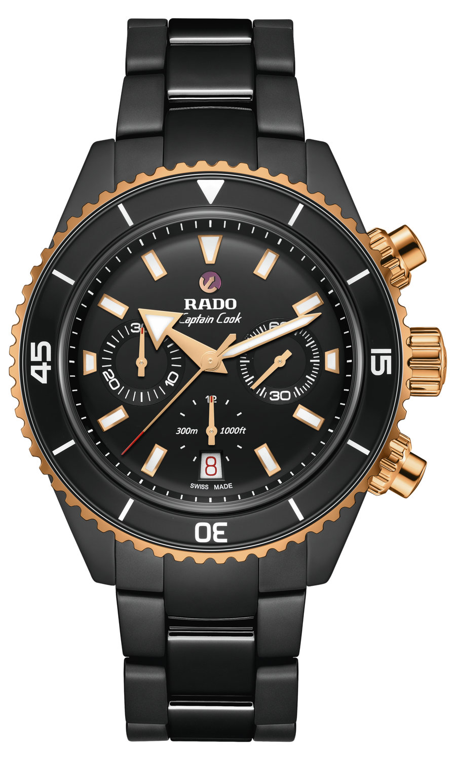 Captain Cook Chronograph Black Dial 43MM Automatic R32190153