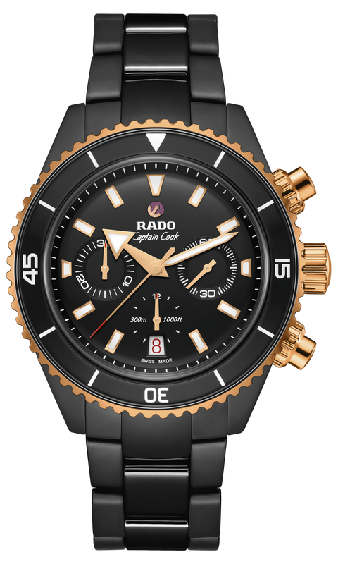 Captain Cook Chronograph Black Dial 43MM Automatic R32190153