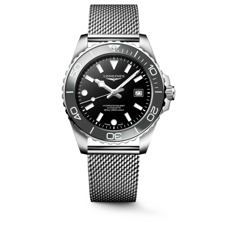 HydroConquest Black Dial Diver 42MM Automatic L37884706