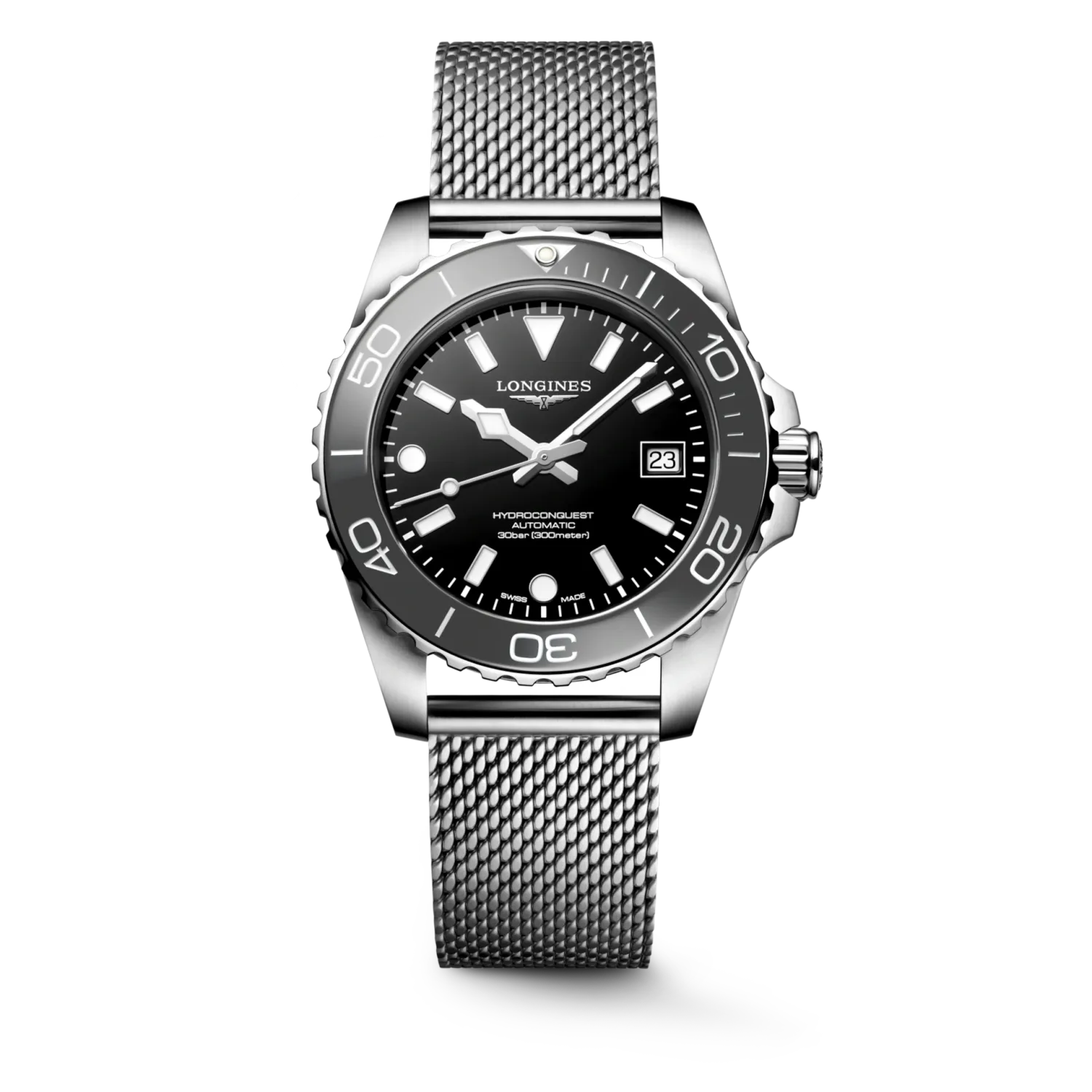 HydroConquest Black Dial Diver 39MM Automatic L37794706