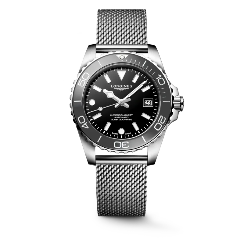 HydroConquest Black Dial Diver 39MM Automatic L37794706