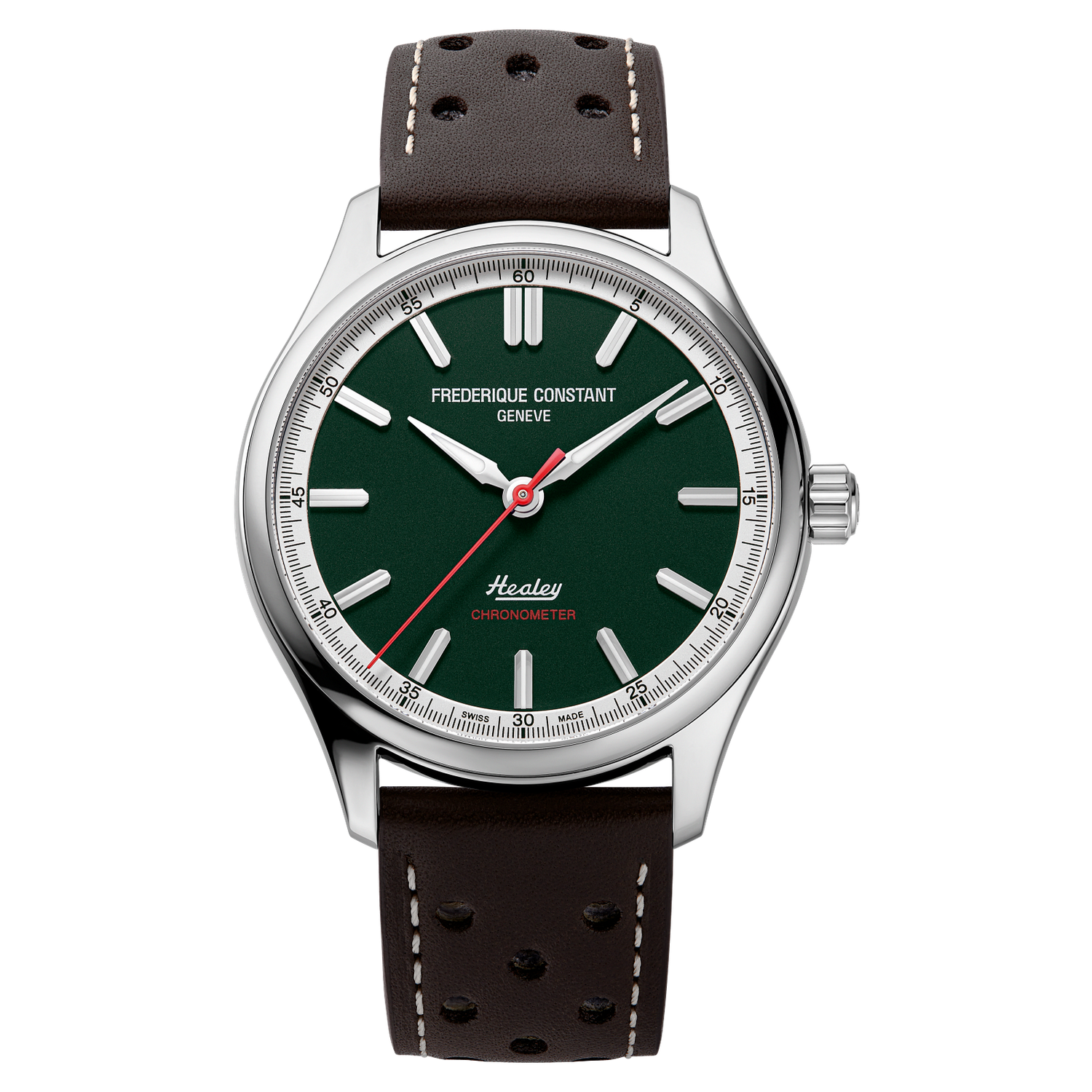 Classic Vintage Rally Healey COSC 40MM Green Dial Automatic FC-301HGRS5B6