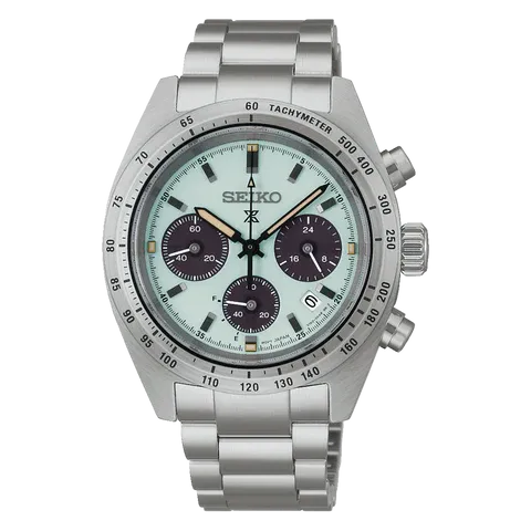 Seiko Prospex Speedtimer 'Youngtimer' Green Dial 39 MM Solar SSC965