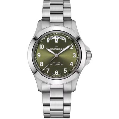 Khaki Field King Day Date Green Dial 40MM Automatic H64475160