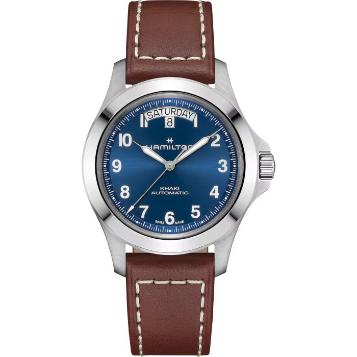 Khaki Field King Day Date Blue Dial 40MM Automatic H64475540