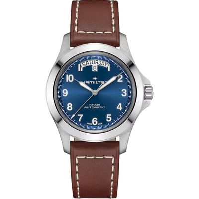 Khaki Field King Day Date Blue Dial 40MM Automatic H64475540