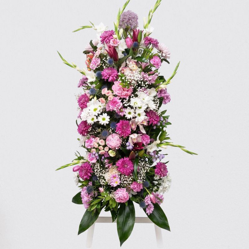 Columna Funeraria - Tonos lilas