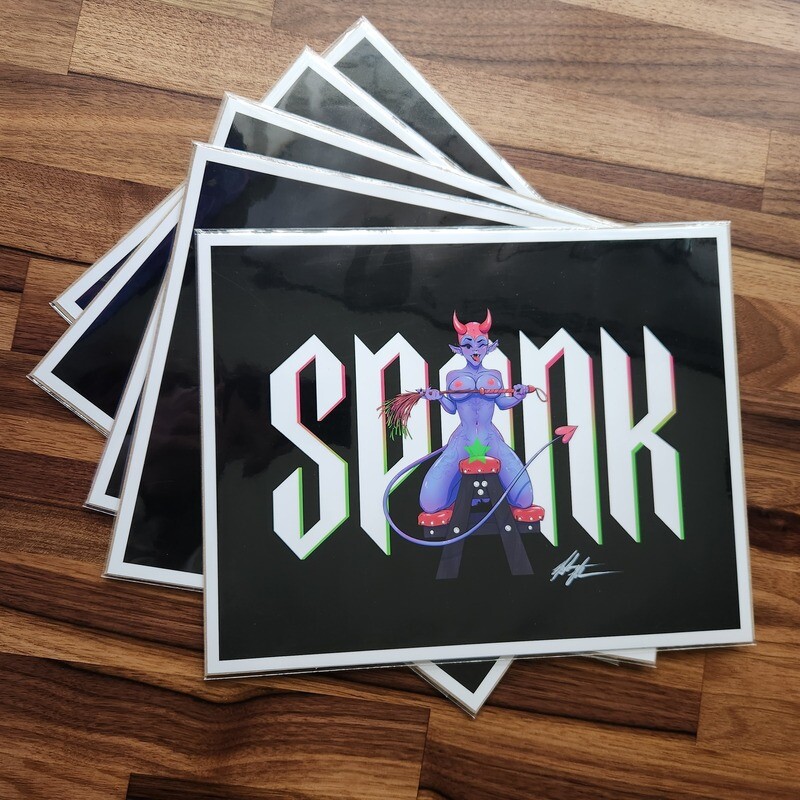 &quot;Spank&quot; Print