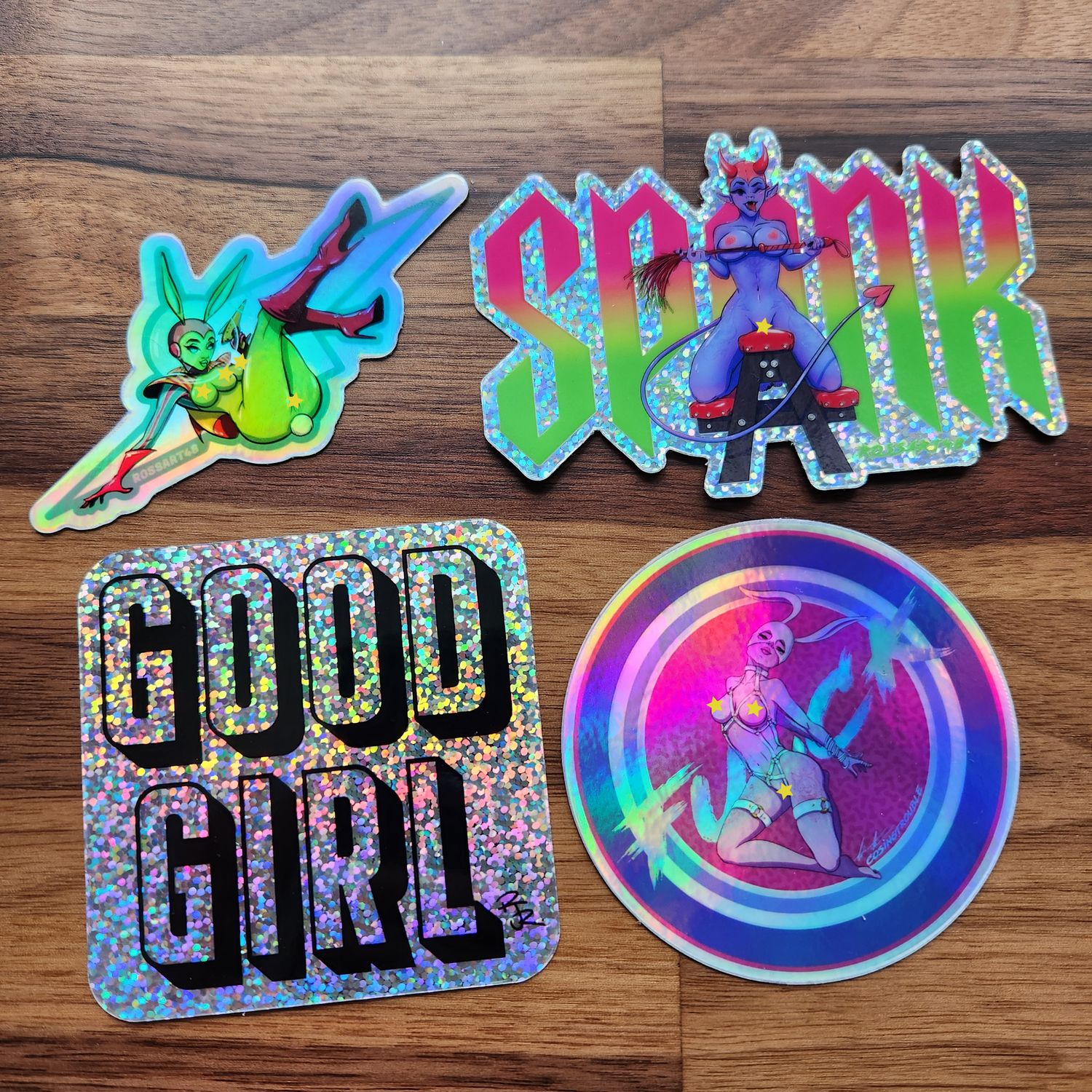 Holographic &amp; Glitter Stickers