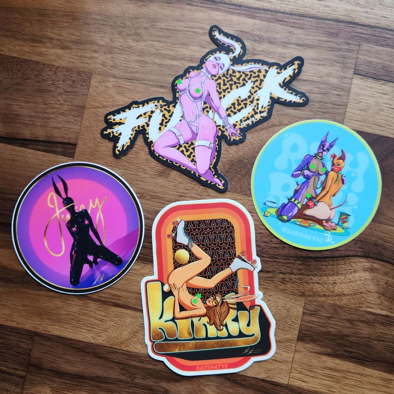 Bunny Babe Stickers!