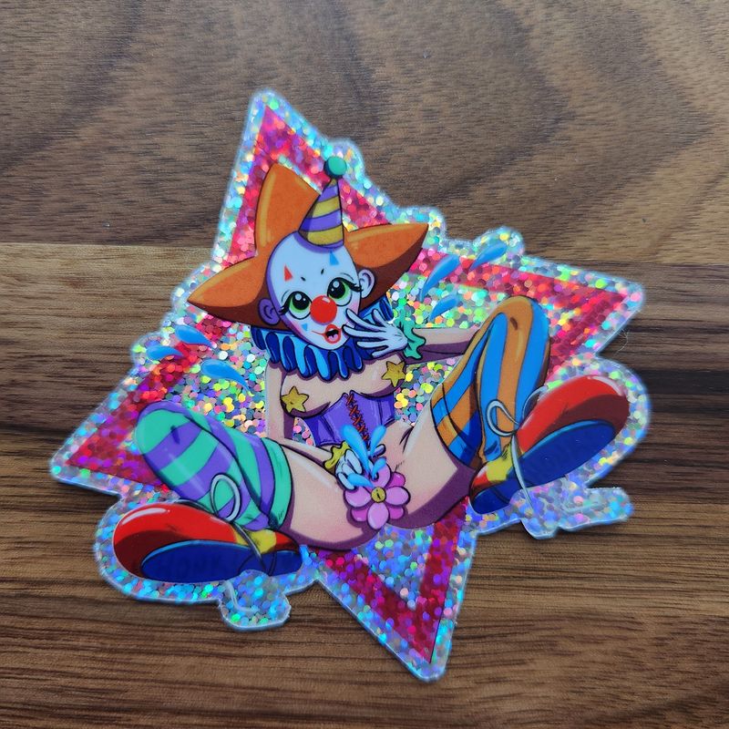 Small Sticker - Glitter Honk Honk!