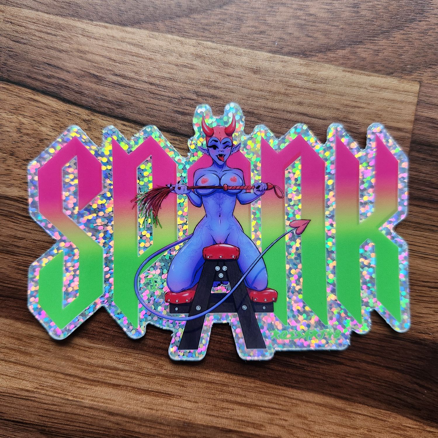 Large Sticker - Glitter Spank!