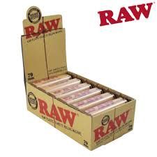 RAW  Hemp Plastic Cigarette Rolling Machine 79mm 12 Rollers/Box