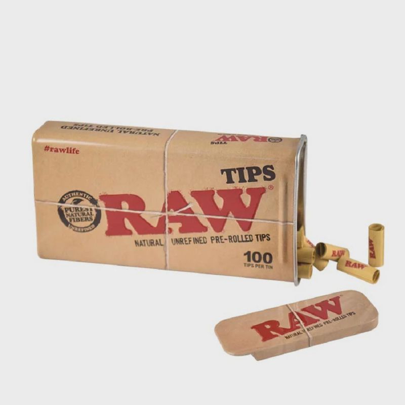 RAW Tips 100 tips/Tin 6/Box RAW Tips 100 tips/Tin 6/Box