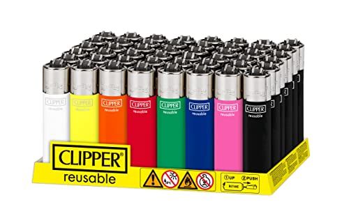 Clipper Lighter 48 Ct – Solid Assorted