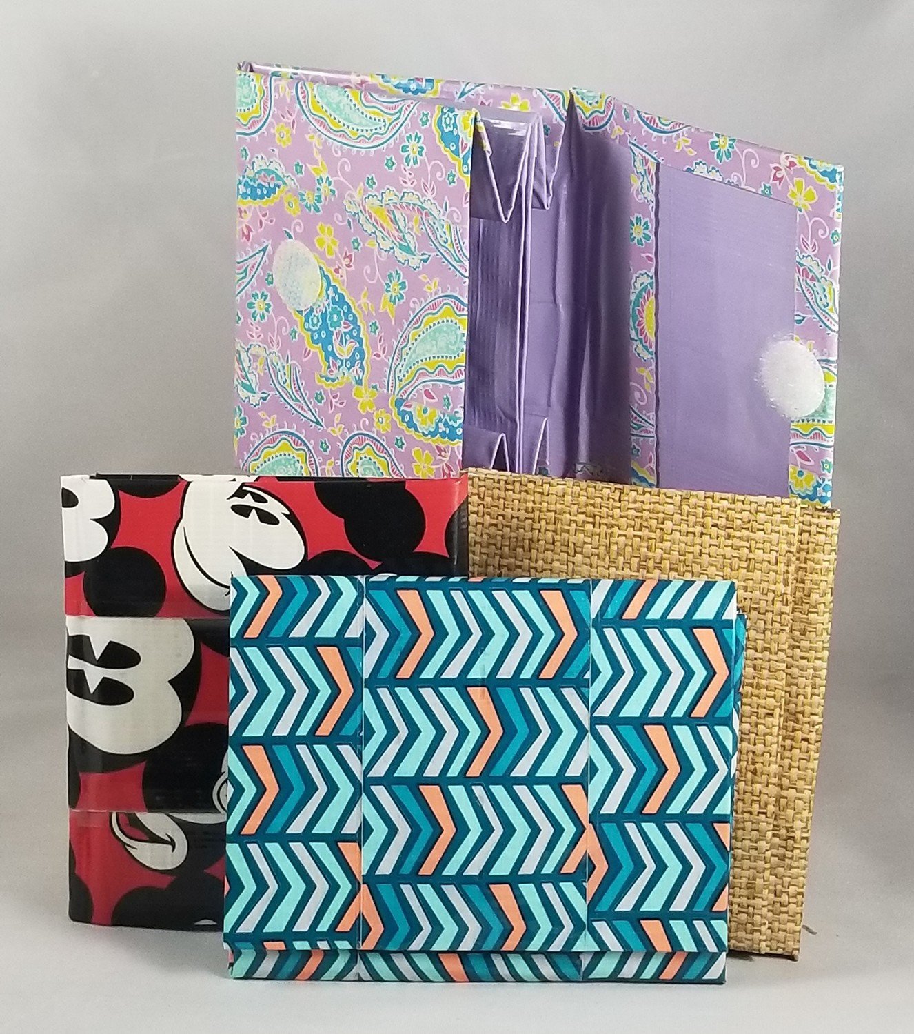 Assorted Duck-tape wallets