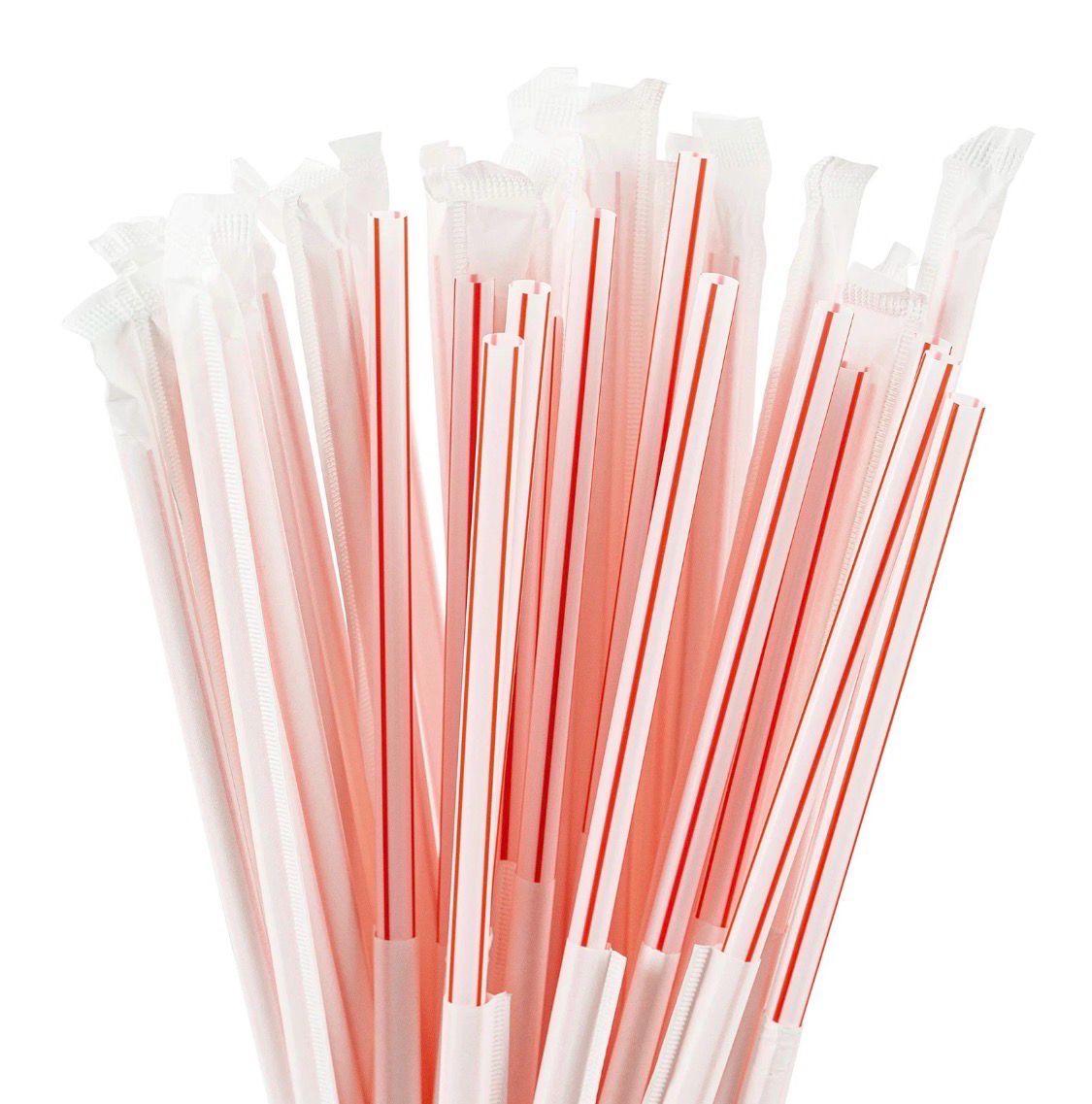 7.75 Inch Striped Straws (500 Count)