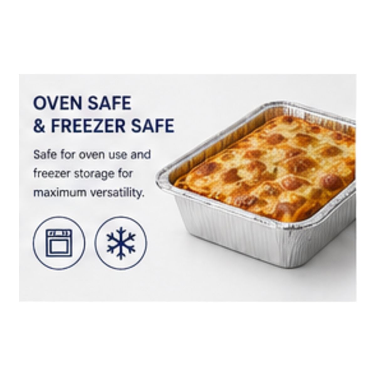 9" x 13" Aluminum Baking Pan with Lid (50 Pack)