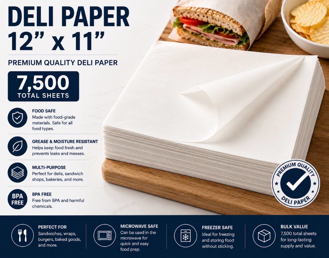 Deli Paper 12 X 11” (7500 Count)