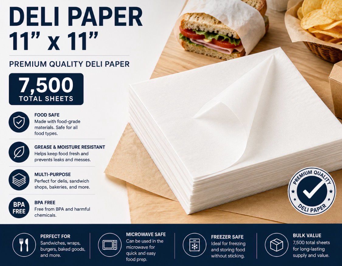 Deli Paper 11 X 11“ 7500 Count