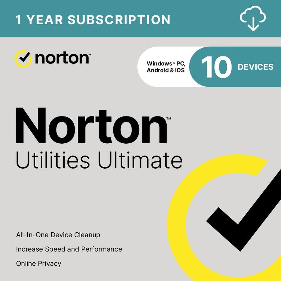 Norton Utilities Ultimate (10 Device) – 1 Year Subscription