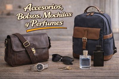 Accesorios, Bolsos, Mochilas y Perfumes Varón