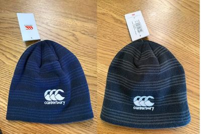 Gorro Beanie Rugby Canterbury Color Azul (Nuevo con Etiquetas)