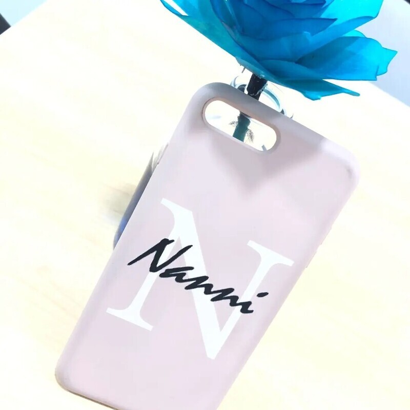 Cover silicone iniziale più nome
