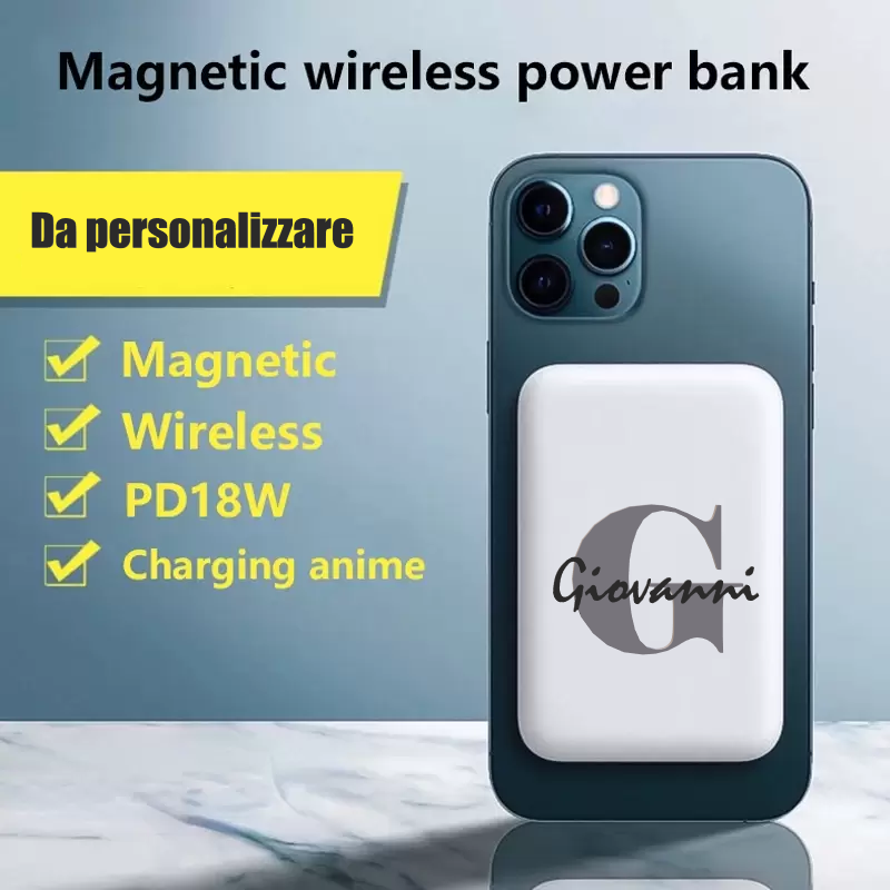 Power Bank MagSafe personalizzato