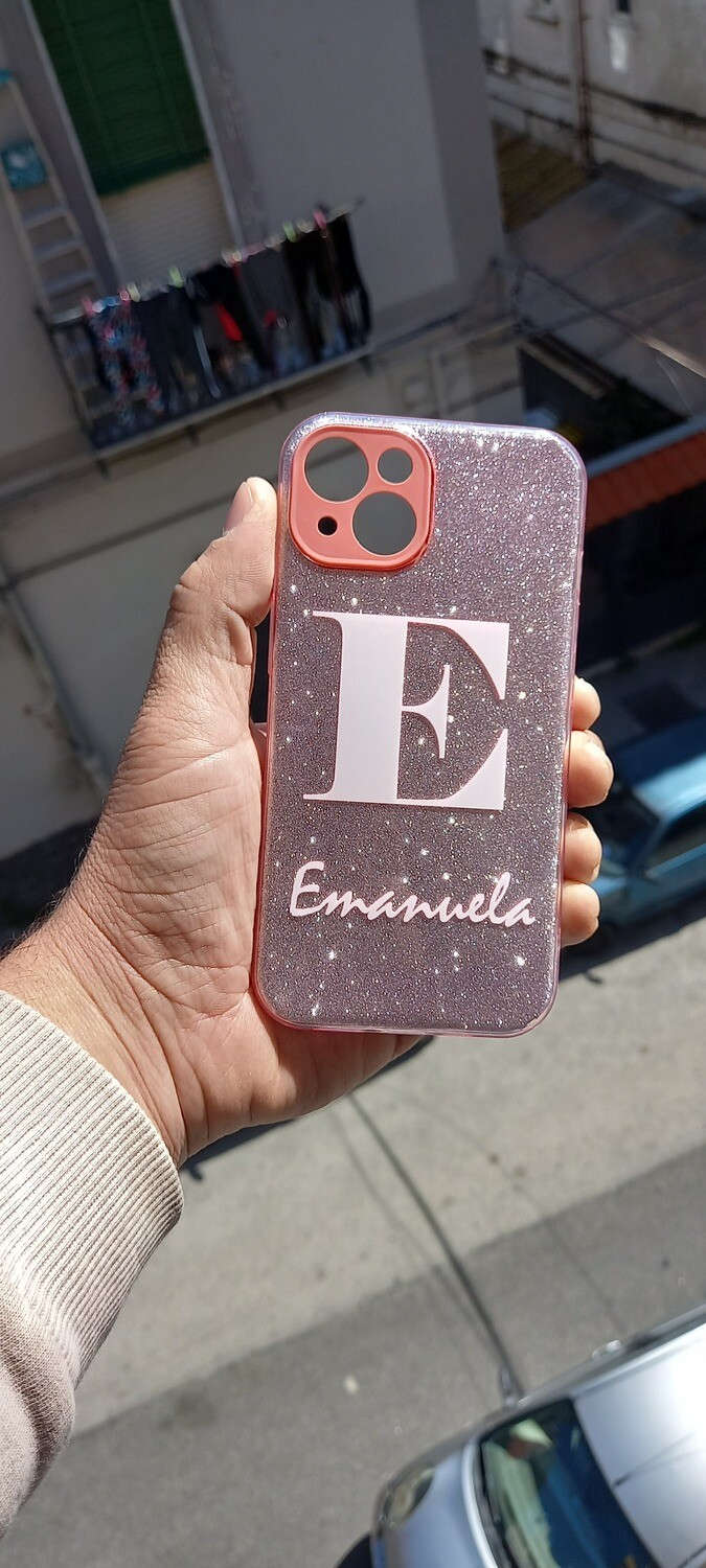 &quot;Glitter&quot; case personalizzata