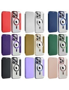 Flip Cover antiurto con Magsafe con copertura totale delle fotocamere 