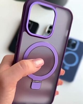 Ring case Cover per iPhone trasparente opaca