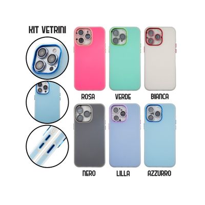 Jelly Case ibrida per iPhone Samsung Redmi