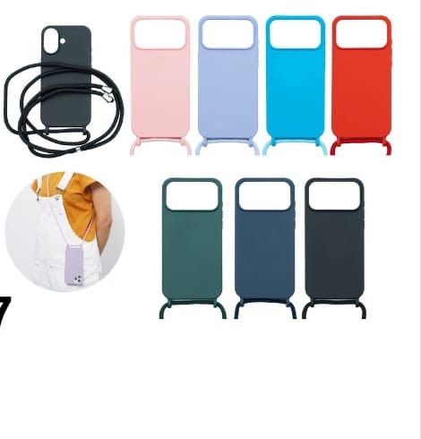 Cover silicone con filo iPhone 17 series